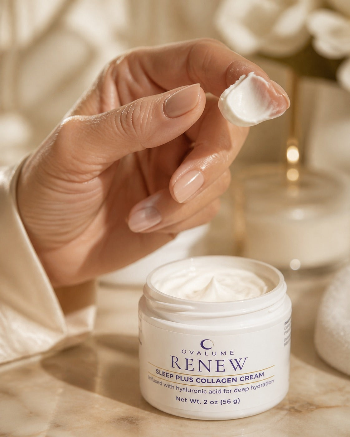 OVALUME RENEW – Sleep Plus Collagen Night Cream