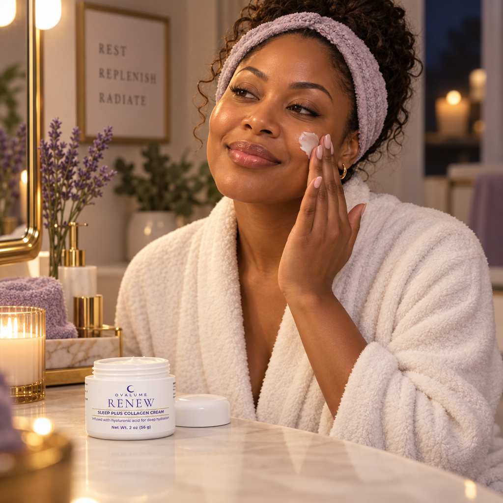 OVALUME RENEW – Sleep Plus Collagen Night Cream