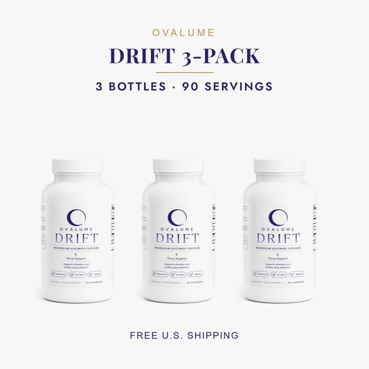 OVALUME DRIFT 3-Pack – Magnesium Glycinate Capsules